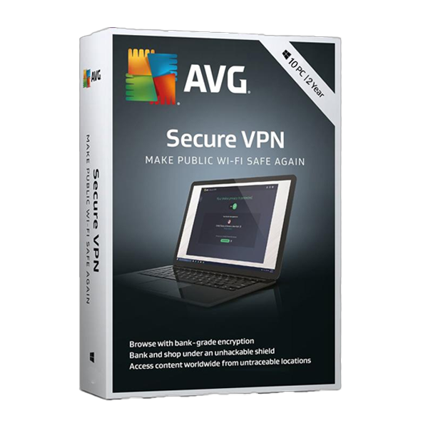AVG Secure VPN 10 Devices / 2-Year