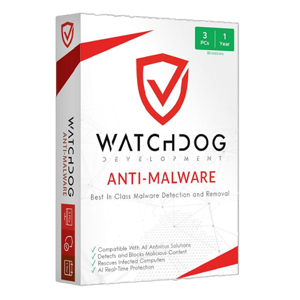 Watchdog Anti-Malware 3PC 1Year EURO Only