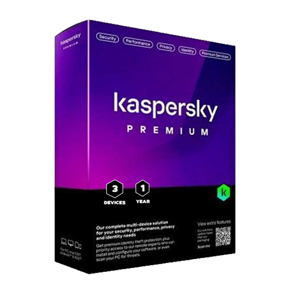 Kaspersky Premium + Customer Support | 3 Device | 1 Year