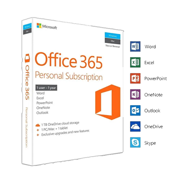 Microsoft Office 365 Personal EU 1 Year