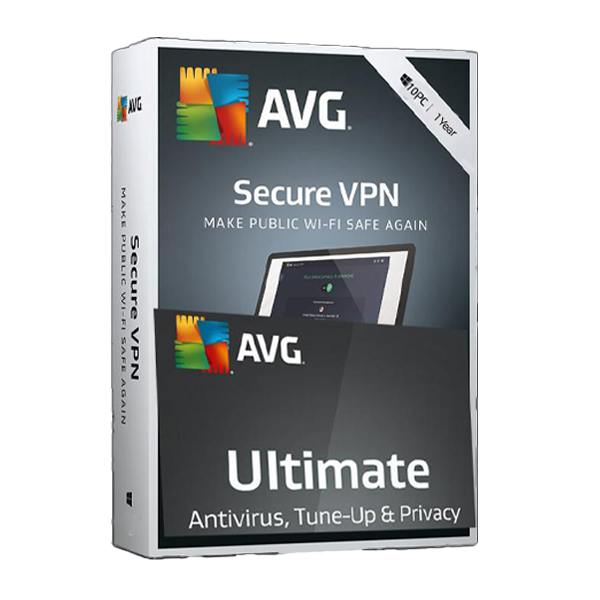AVG Ultimate 10-Multi Devices + VPN 1-Year