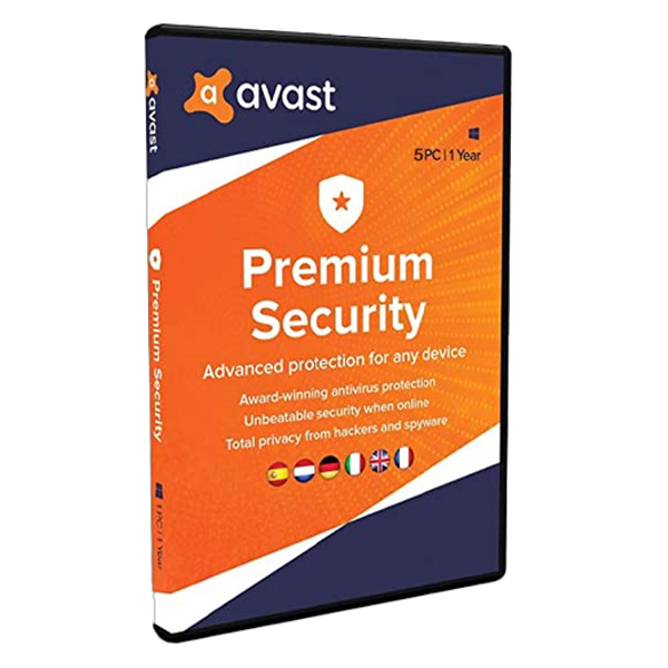 Avast Premium Security | 5 Devices | 1 Year | Global