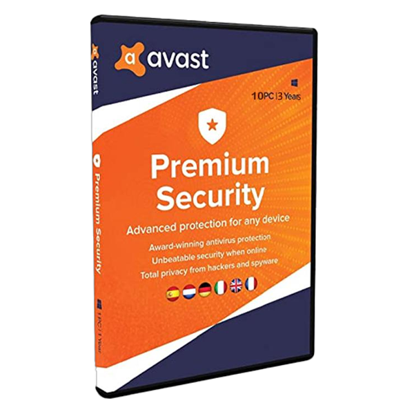 Avast Premium Security 10-Devices-3 years, Global