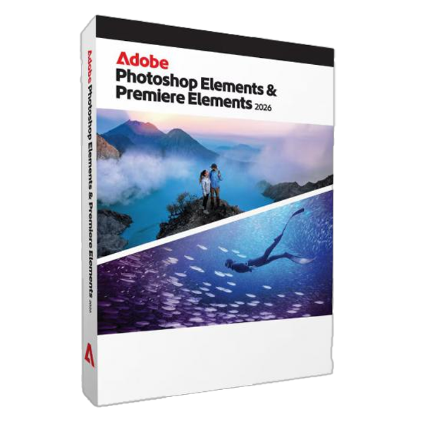 Adobe Photoshop + Premiere Elements 2026 | WIN/MAC 3 Years